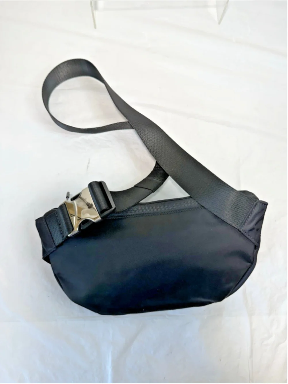 Lululemon City Adventurer Belt Bag 2.5L Silver Tone Hardware Black new